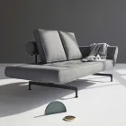 Sofá cama de diseño Ghia by Innovation en tejido acolchado Viadurini