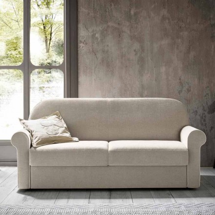 Sofá cama doble en tela de diseño Made in Italy - Anemone Viadurini