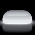 Sofá de exterior brillante con luz LED en polietileno Made in Italy - Ervin