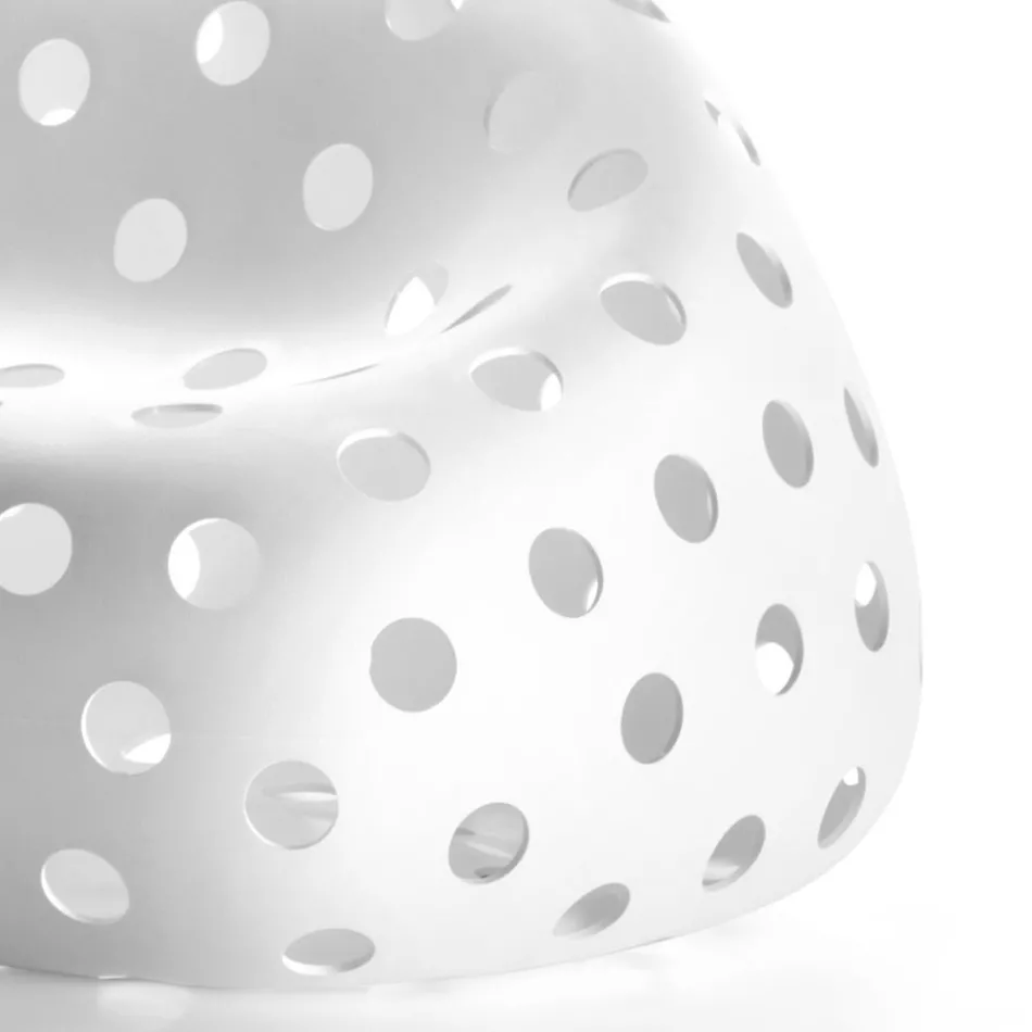 Sofá de exterior luminoso de polietileno con LED Made in Italy - Asso Viadurini