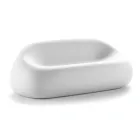 Sofá de exterior moderno en polietileno de diseño Made in Italy - Ervin Viadurini