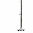 Ducha de jardín en acero inoxidable cromado con lavapiés Made in Italy - Modeo Viadurini