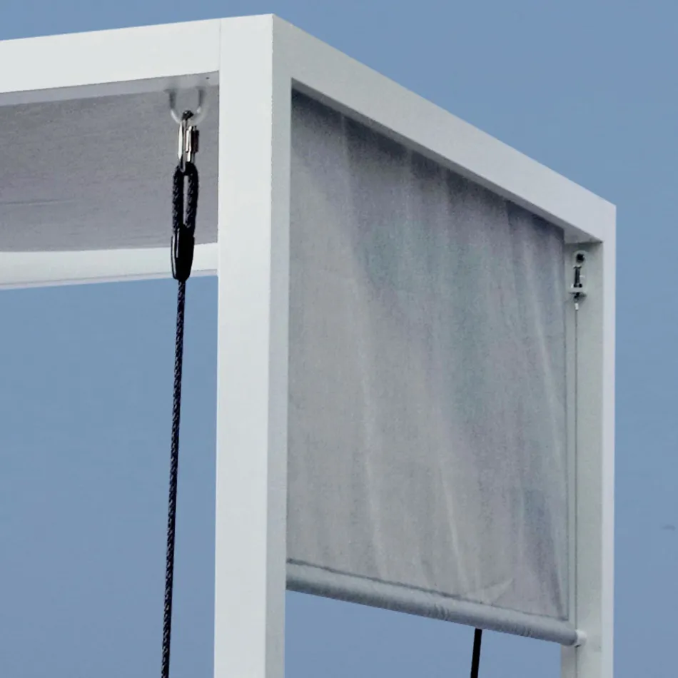 Columpio de jardín colgante de aluminio pintado - Broccard Viadurini