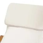 Columpio de interior de madera de abedul y tela - Abissi Viadurini