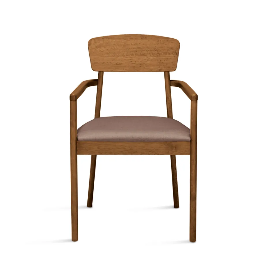 Dos sillas con estructura de madera ecológica y asiento acolchado de MDF - Loto Viadurini