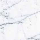 Dos posavasos en mármol blanco y gris con corcho Made in Italy - Jessa Viadurini