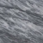 Dos posavasos en mármol blanco y gris con corcho Made in Italy - Jessa Viadurini