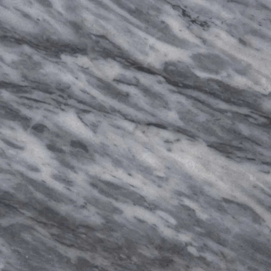 Dos posavasos en mármol blanco y gris con corcho Made in Italy - Jessa Viadurini