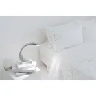 Funda de Almohada de Lino con Encaje Blanco para Cama de Diseño de Lujo Made in Italy - Kiss Viadurini