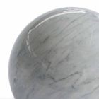 Bola moderna pisapapeles en mármol gris Bardiglio Made in Italy - Esfera Viadurini