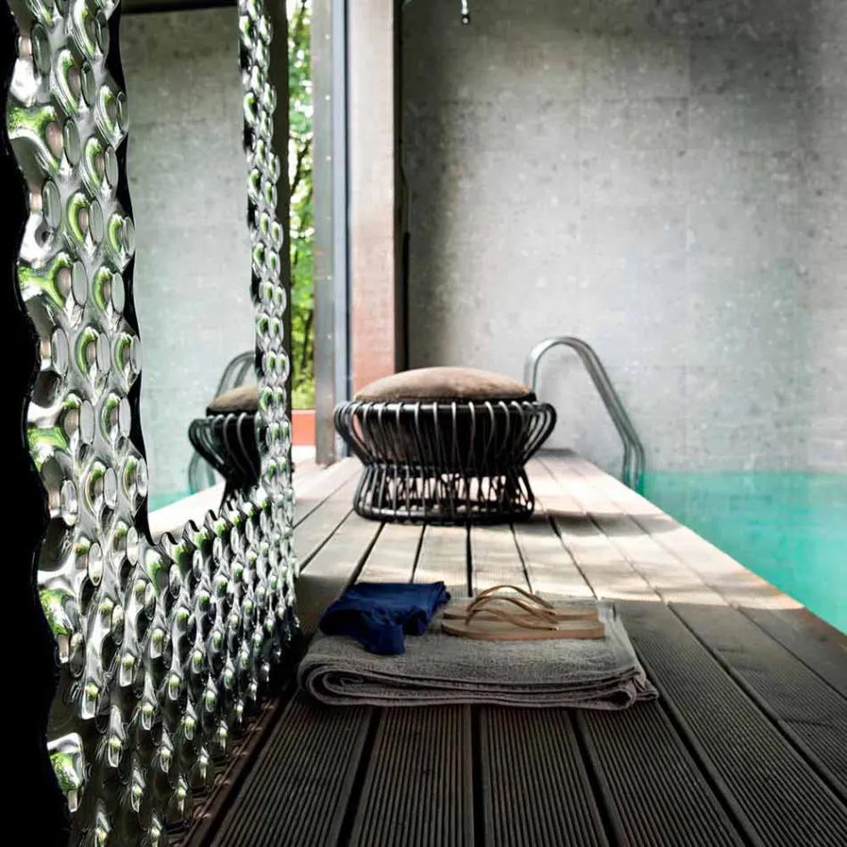 Espejo de pared / suelo moderno Pop 216x116cm Fiam Italia Made in Italy Viadurini