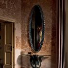 Espejo de pared elíptico Fiam Veblèn Pasha hecho en Italia Viadurini