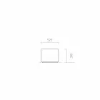 Jardinera de jardín de diseño redondo / rectangular en acero Made in Italy - Filadelfia Viadurini