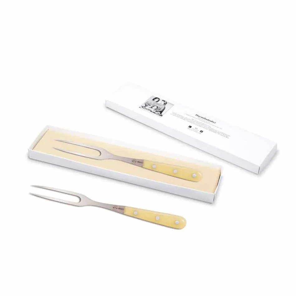 Tenedor rebanador de acero inoxidable Berti exclusivo para Viadurini - Besano Viadurini