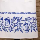 Delantal italiano de lino hecho a mano de una pieza - Marcas Viadurini