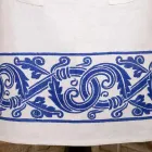 Delantal italiano de lino hecho a mano de una pieza - Marcas Viadurini