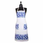 Delantal italiano de lino hecho a mano de una pieza - Marcas Viadurini