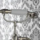 Grupo borde de bañera clásico con teleducha de latón Made in Italy - Ercolina Viadurini