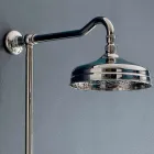 Grupo de ducha Classic Duplex en latón con rociador 3 tamaños - Ercolina Viadurini