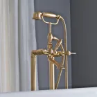 Bañera de pie con teleducha y flexo Made in Italy - Milano Viadurini