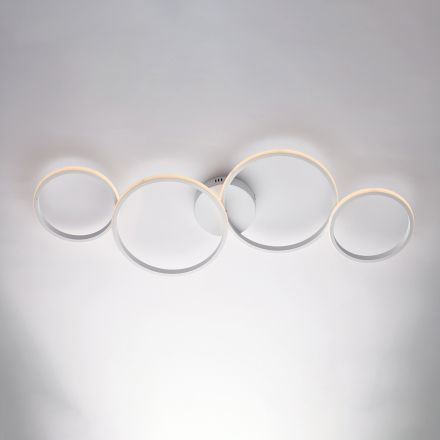 Iluminación de diseño en vidrio y metal hecha en Italia para crear - Aldebaran Viadurini