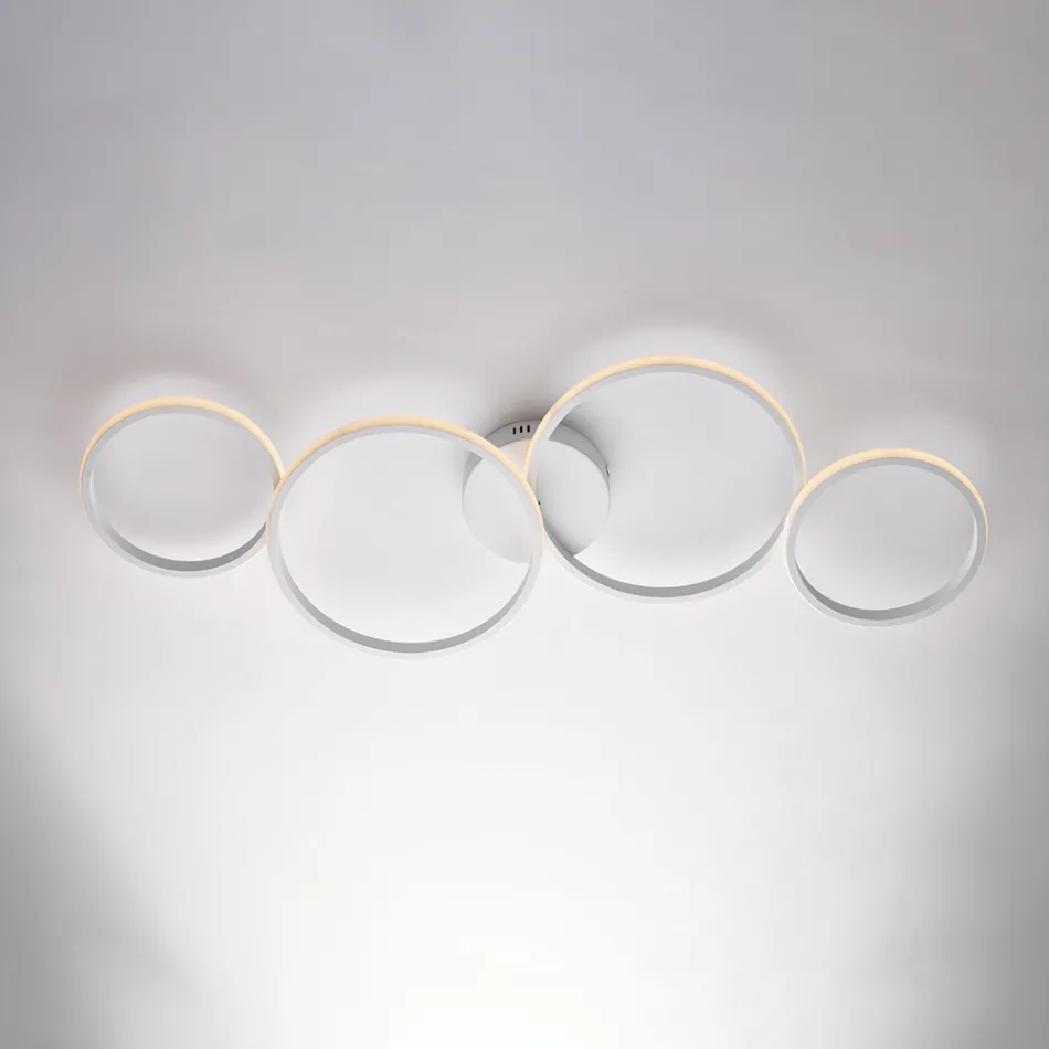 Iluminación de diseño en vidrio y metal hecha en Italia para crear - Aldebaran Viadurini