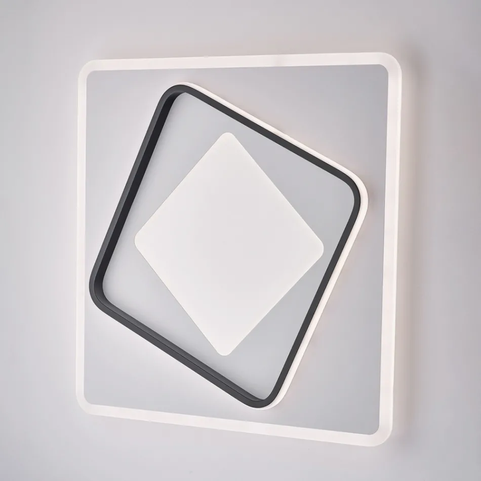 Iluminación de diseño en vidrio y metal fabricada en Italia para crear - Lupus Viadurini