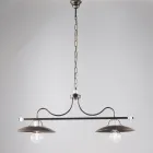 Iluminación de vidrio y metal fabricada en Italia para espacios refinados – Equinozio Viadurini