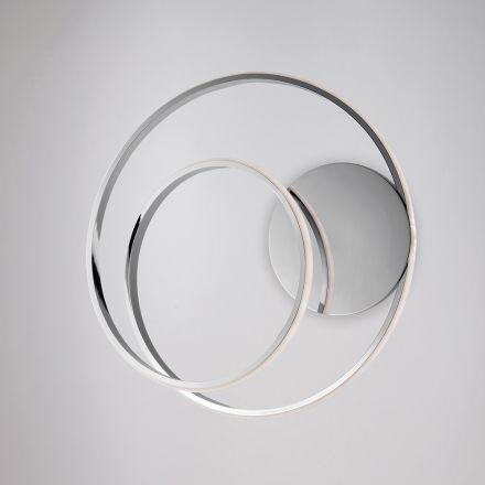 Iluminación de vidrio y metal fabricada en Italia para crear ambientes elegantes – Hubble Viadurini