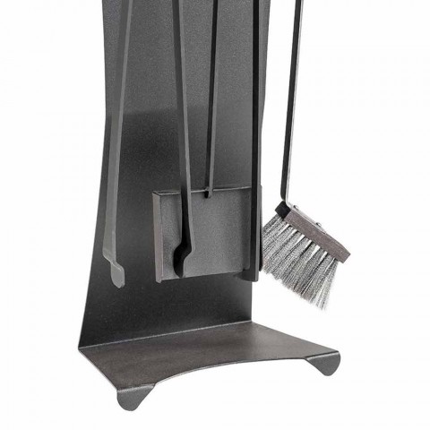 Juego de 4 herramientas de diseño para la chimenea Made in Italy