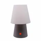 Lámpara LED recargable en plástico de colores para interior o exterior - Fungostar Viadurini