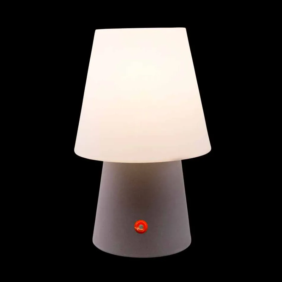 Lámpara LED recargable en plástico de colores para interior o exterior - Fungostar Viadurini