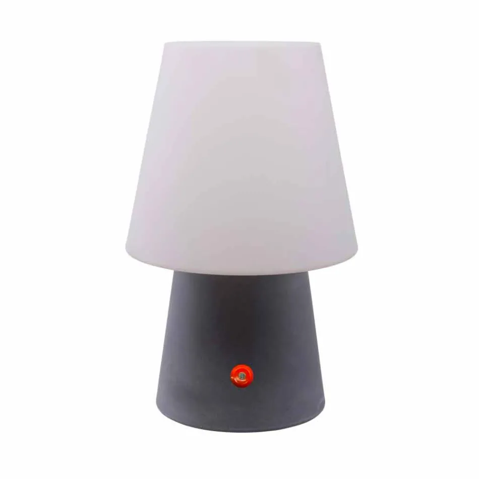 Lámpara LED recargable en plástico de colores para interior o exterior - Fungostar Viadurini