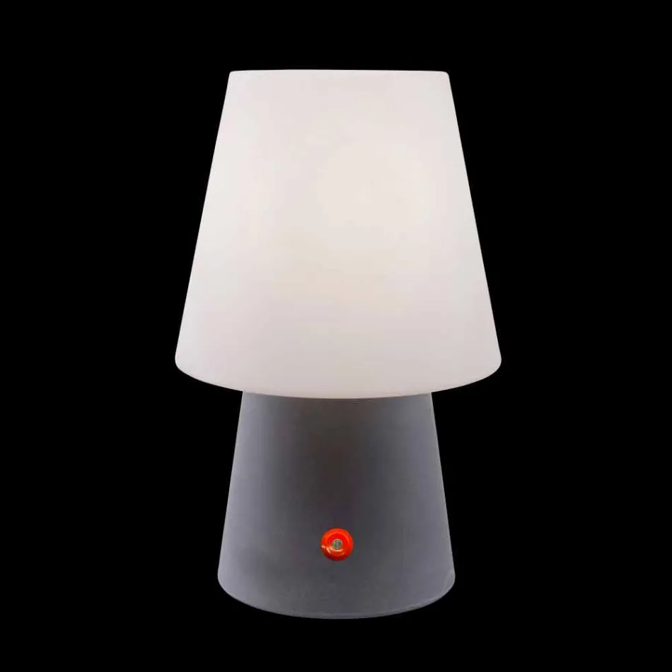 Lámpara LED recargable en plástico de colores para interior o exterior - Fungostar Viadurini