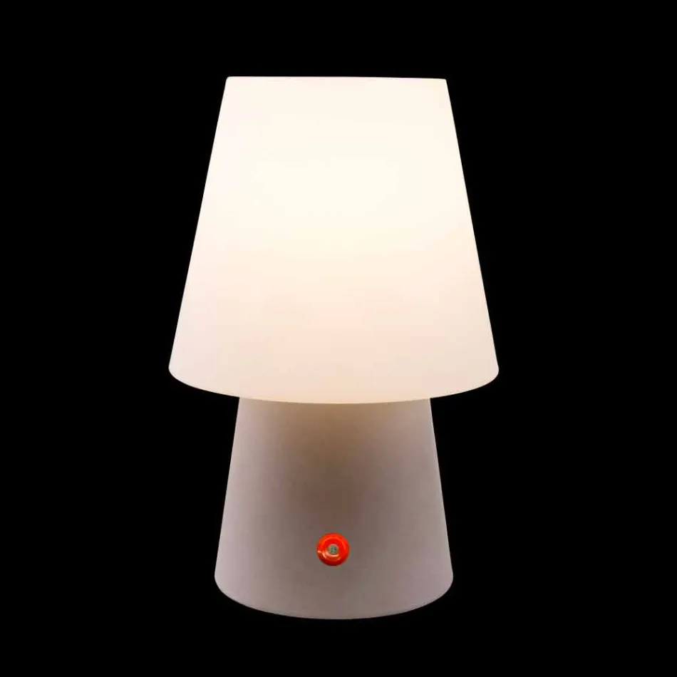 Lámpara LED recargable en plástico de colores para interior o exterior - Fungostar Viadurini