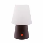 Lámpara LED recargable en plástico de colores para interior o exterior - Fungostar Viadurini