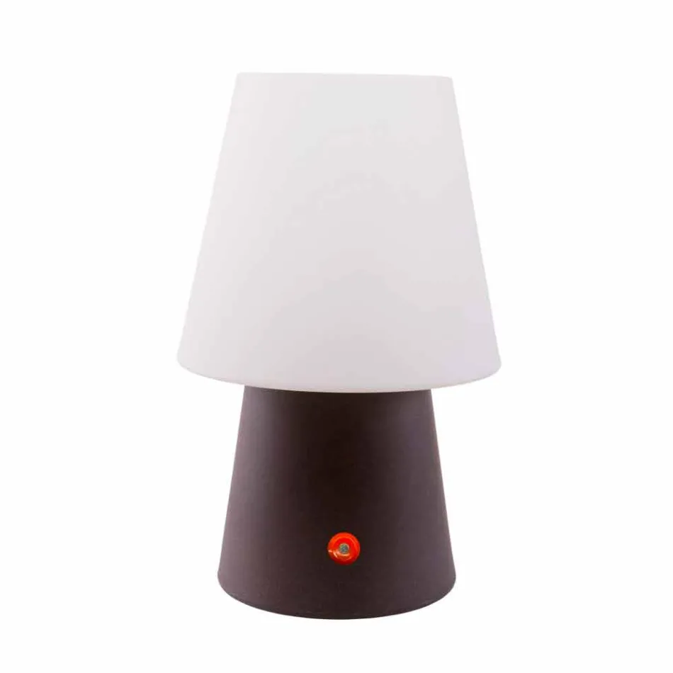 Lámpara LED recargable en plástico de colores para interior o exterior - Fungostar Viadurini