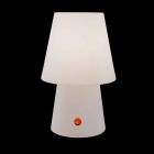 Lámpara LED recargable en plástico de colores para interior o exterior - Fungostar Viadurini