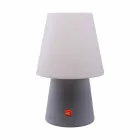 Lámpara LED recargable en plástico de colores para interior o exterior - Fungostar Viadurini