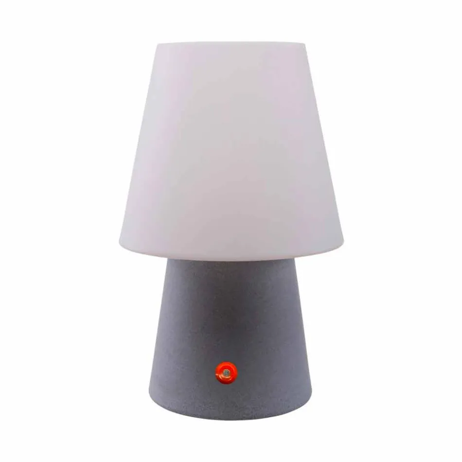 Lámpara LED recargable en plástico de colores para interior o exterior - Fungostar Viadurini