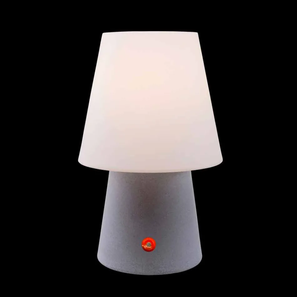 Lámpara LED recargable en plástico de colores para interior o exterior - Fungostar Viadurini