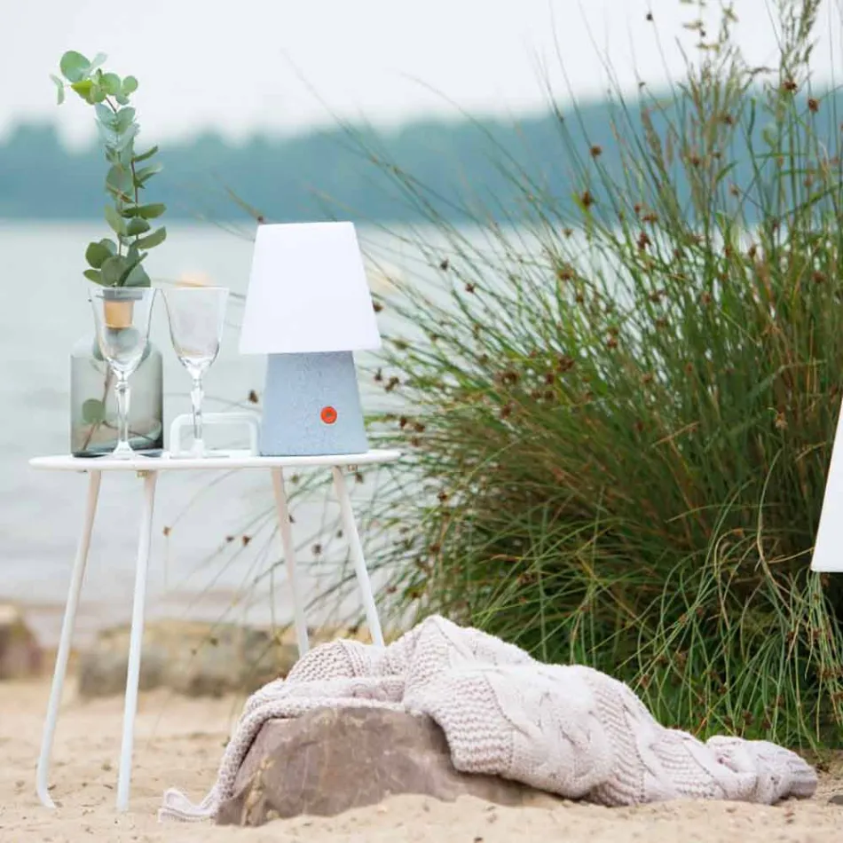 Lámpara LED recargable en plástico de colores para interior o exterior - Fungostar Viadurini