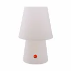 Lámpara LED recargable en plástico de colores para interior o exterior - Fungostar Viadurini