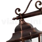 Lámpara de pared de jardín en aluminio fundido a presión Made in Italy - Pinako Viadurini