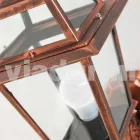 Kristel, una lámpara de pared de aluminio para jardín hecha en Italia. Viadurini