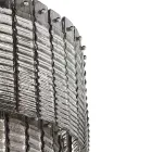 Lámpara de pared moderna en vidrio artesanal de lujo Made in Italy - Valadier Viadurini