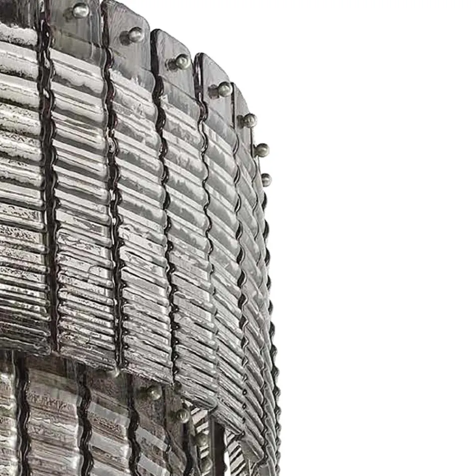 Lámpara de pared moderna en vidrio artesanal de lujo Made in Italy - Valadier Viadurini