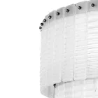 Lámpara de pared moderna en vidrio artesanal de lujo Made in Italy - Valadier Viadurini