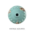 Lámpara de Pared Crescent Hecha a Mano en Hierro y Cerámica - Vintage Viadurini