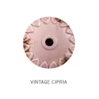 Lámpara de Pared Crescent Hecha a Mano en Hierro y Cerámica - Vintage Viadurini